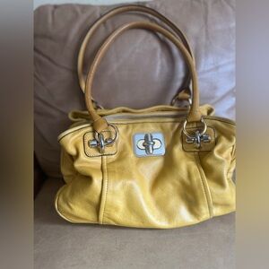 Yellow Leather Handbag